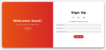 Sliding LogIn SignUp